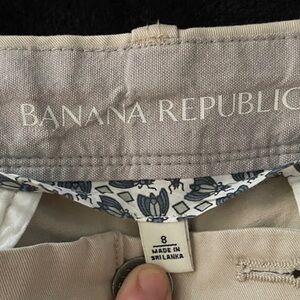 Banana Republic Women's Tan Cropped Pants